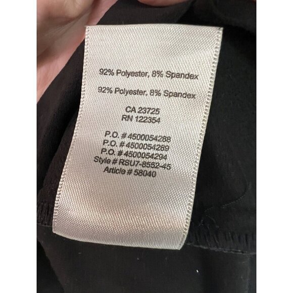 Wilfred Free Aritzia Nori Dress XS Oversize Black Vegan Suede Shift Minimalist - Picture 11 of 11